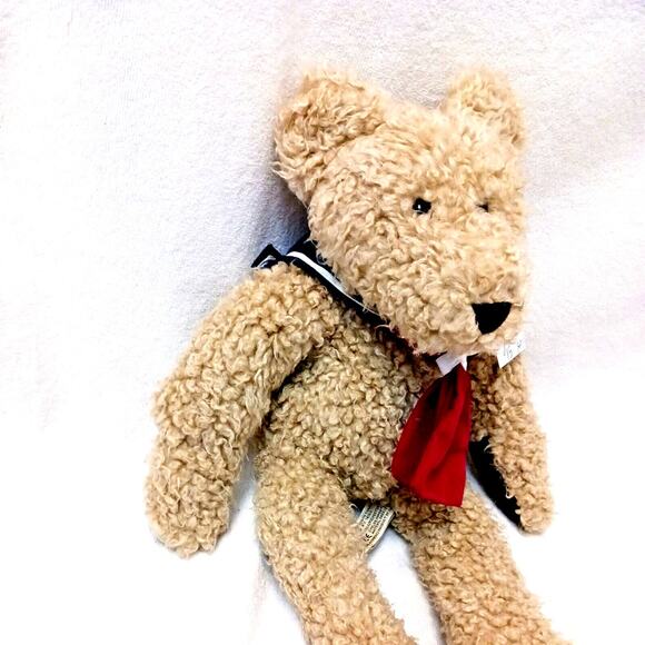 1995 Ganz RARE NAVY SAILOR Teddy Bear Collector Plush Heritage Patriotic CURLY - Picture 8 of 16